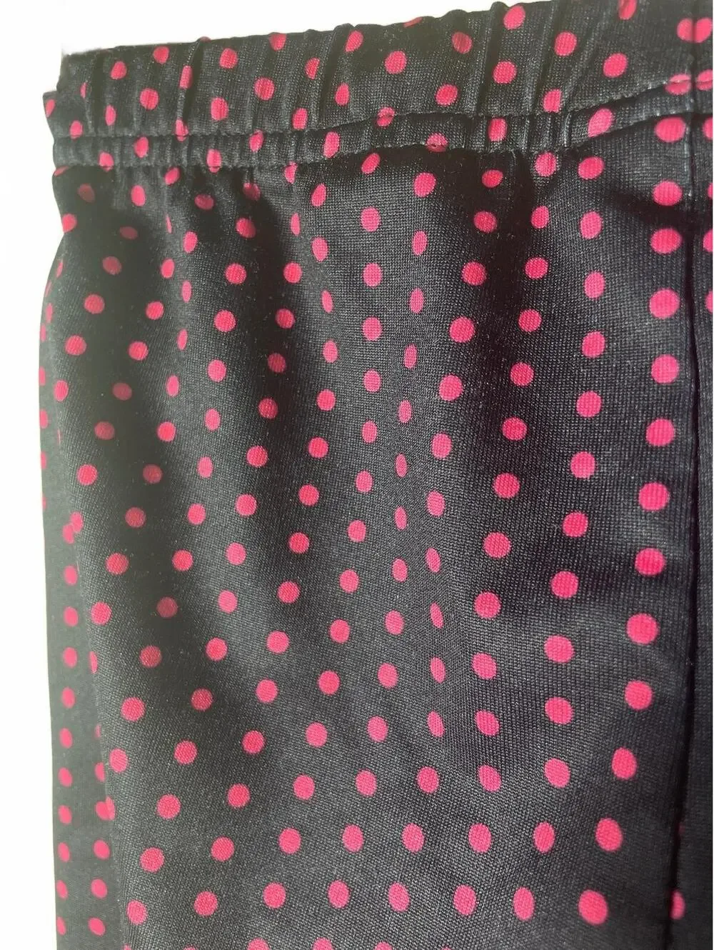Nike Black Pink Polka Dot Leggings Girls Size 6X 6-7 Years Athletic Pants Logo